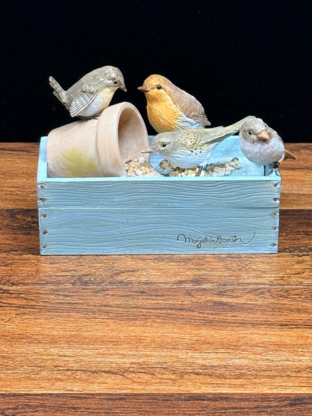 HALLMARK Marjolein Bastin Bird “Each day is a gift…” Trinket Box - Picture 16 of 16